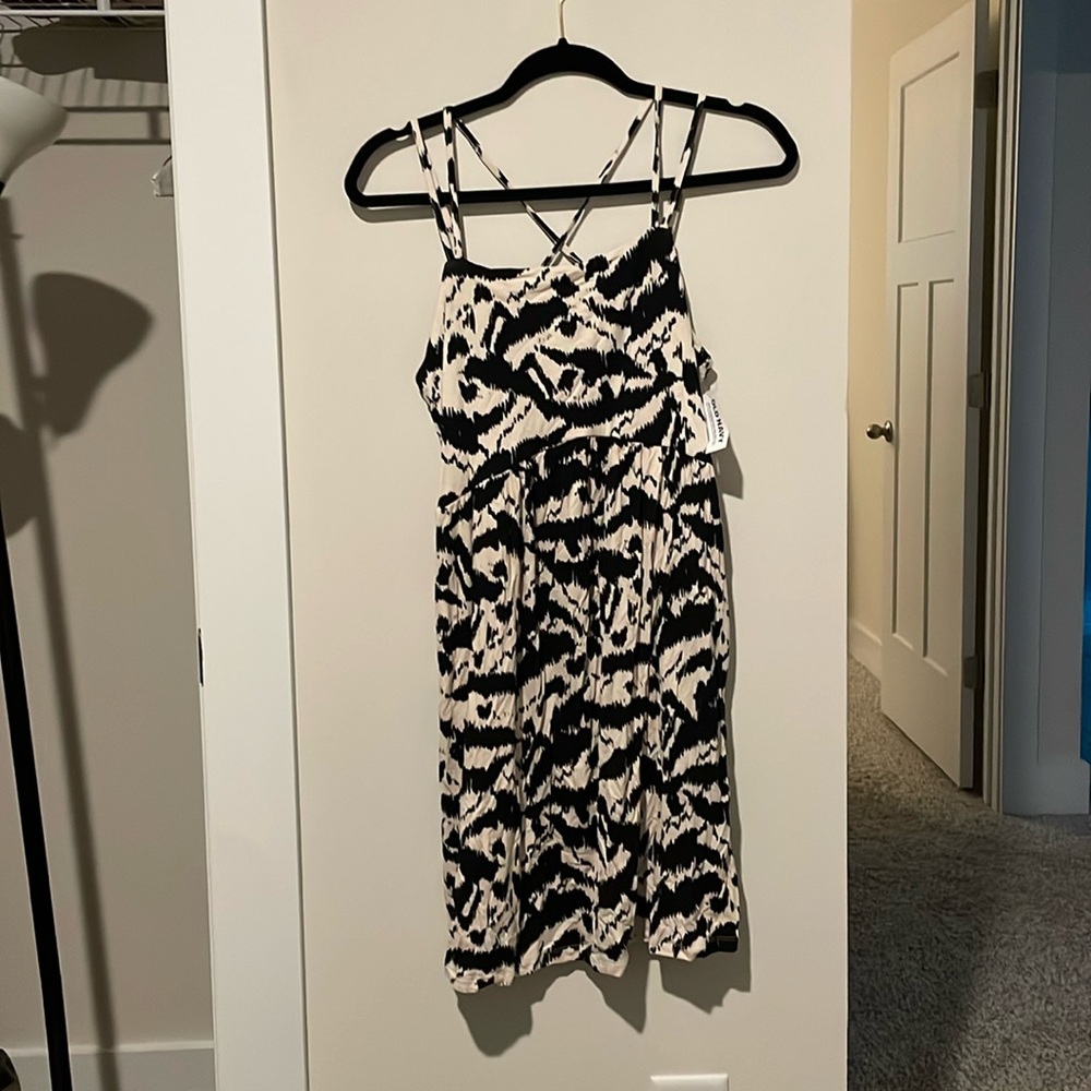 NWT Black and White Sundress - Old Navy